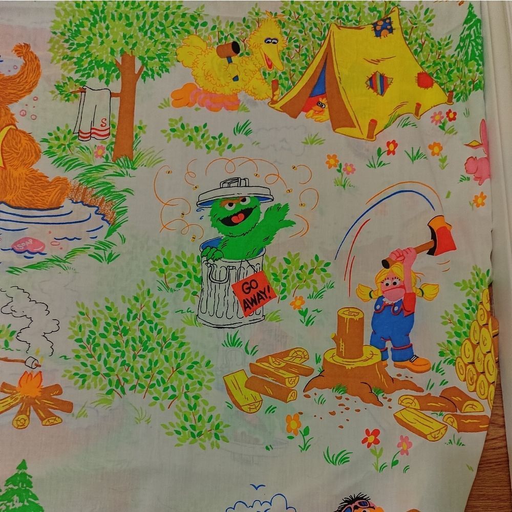 Vintage Sesame Street Fitted Sheet (twin)